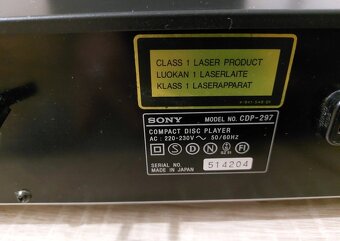 Sony cd player, 2deck - 3