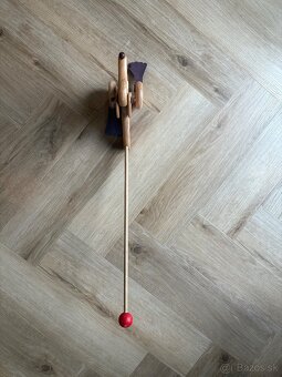 Drevený pes na tlačenie - 3