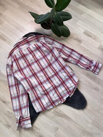 Abercrombie&Fitch karovaná košeľa pánska s dlhým rukávom - 3