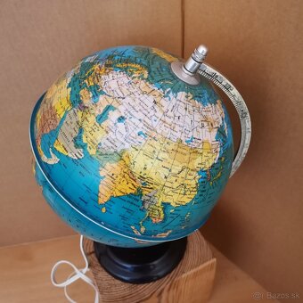 Retro Lampa Globus RATHS DDR 1970 - 3