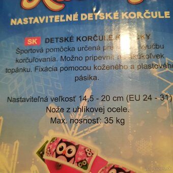Predám prvé detské korčule, kačenky NOVÈ - 3