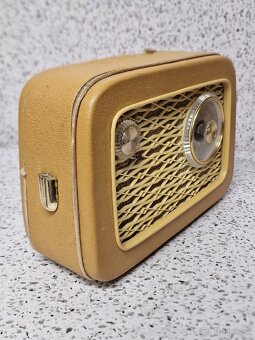 Radio Mír ☆ starožitné kabelkové radio Tesla T 2800 B-2 - 3