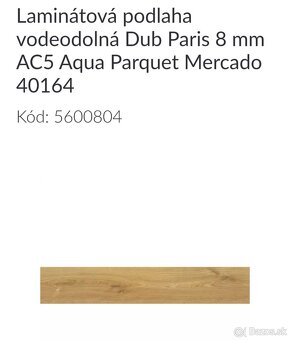 Laminátová podlaha vodeodolná Dub Paris - 3
