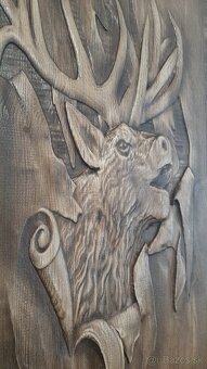 Drevený obraz Poľovnicke motivy 40×70cm,hr.4cm - 3