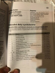 Predám náhr. diely na PARKSIDE Vysokotlakový čistič PHD170D2 - 3