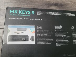 Predám klávesnicu Logitech MX KEYS S - 3