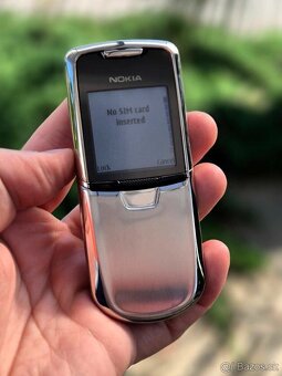 NOKIA 8800 SILVER TOP STAV AKO NOVÝ- BEZ ŠKRABANCA - RARITA - 3