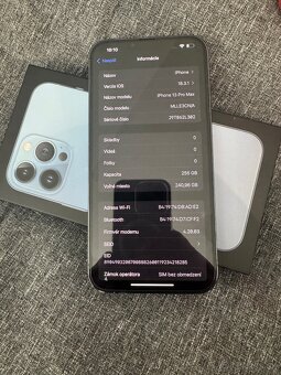 iPhone 13 Pro Max 256GB pacific blue,top stav - 3