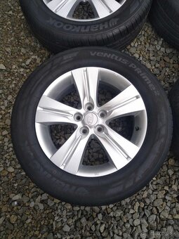 17" alu KIA SPORTAGE + letné pneu HANKOOK. - 3