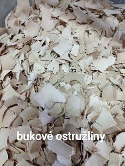 Bukové píliny pilovina štiepka ostružliny smrekové hobliny - 3