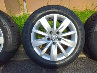 Originál VW hliníkové disky R16, 5x112 (Passat b7) - 3