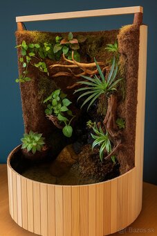 Dekoratívne paludárium s vodopádom - 3