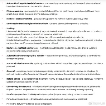 Odvlhčovač Rohnson R-9340 Genius este v zaruke - 3