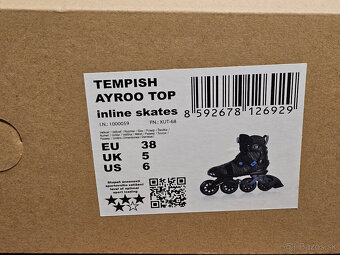 Kolieskové korčule Tempish Ayroo Top veľkosť 38 nové - 3