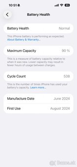 iPhone 15 Pro Max 256g Modrý Titán - 3