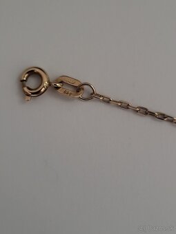 Zlaty 14 karat.nahrdelnik alebo retiazka - 3