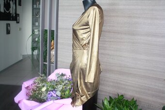 Sugarbird zlatiste saty - 3