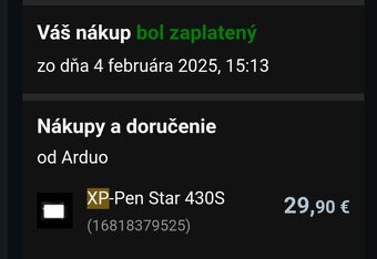 Grafický tablet XP-PEN Star G430S – v záruke - 3