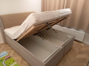 Manželská posteľ 160x200 s úložným priestorom - 3