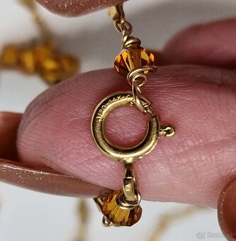 Pozlátená retiazka 14K, handmade - 3