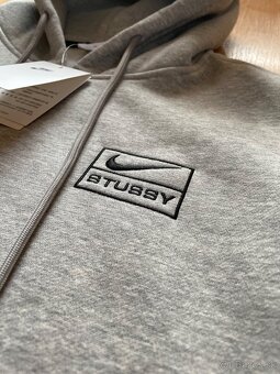 Stüssy x Nike sivá mikina M - 3