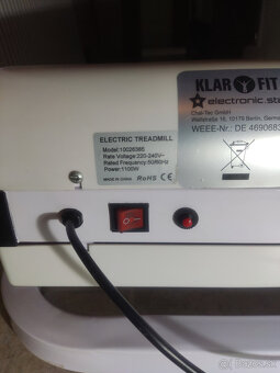 predám bežecký pás Klarfit Pacemaker X3 model 10026385 - 3