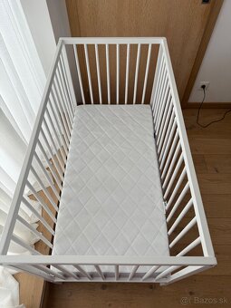 Detská postielka značky Quax + matrac Zöllner 120x60cm - 3