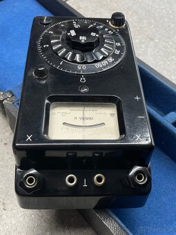 Predám ohmmeter OMEGA II – METRA Blansko (ČSSR) - 3