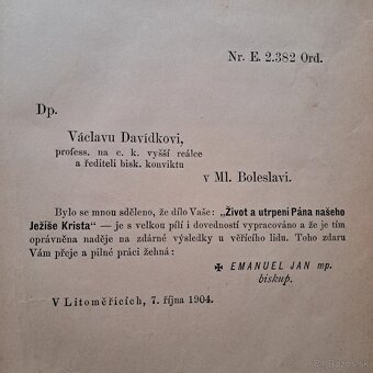 Starožitná modlitebná knižka 1904 - 3