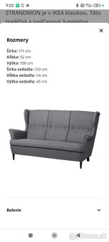 Pohovka Ikea Strandmon - 3
