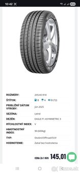 Letne pneu Skoda Scala 205/45 R18 - 3