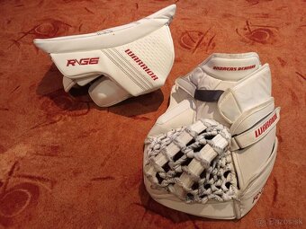 Brankárske rukavice, lapačka a vyrážačka WARRIOR R/G6 pro+ - 3