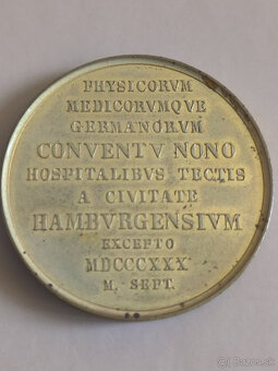 AE Medaila 1830 Nemecko - Kongres lekárov a vedcov Hamburg - 3