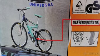 Nosič na bicykel - univerzálny - 3