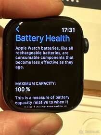 Apple Watch 8 Midnight 45mm, Batéria 100%, Záruka 06/2025 - 3