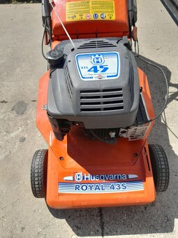 Benzinova kosačka husqvarna royal 43S snpojazdom - 3