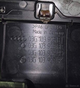 Predám horný kryt motora VW 1,9TDI 77kw - 3