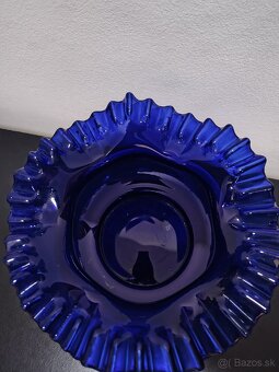 Váza modré sklo - 3