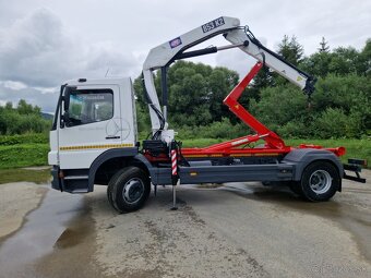 Mercedes Atego 1218 nosič kontajnerov s hydraulickou rukou - 3