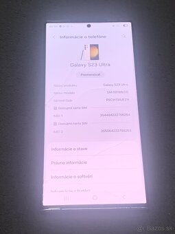 Predám Samsung galaxy S23 Ultra 12GB Rám 512GB - 3