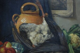 OBRAZ - Olejomaľba - Albert Janesch - Zátišie - 3