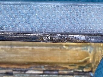 Strieborná gravírovaná krabička v Rokoko štýle 13lot - 3