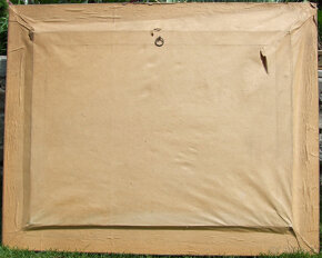 obraz olej na platne Viski Janos, BÝKY - 3