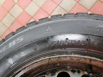 Zimné pneumatiky 4X108 195/65 R15 Cena 99.€uro.. - 3