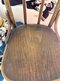 Drevene starozitne stolicky Thonet - vypredaj 70€ za obe - 3