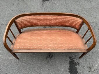 Secesná garnitúra sofa + 2 kreslá garnitúra - 3