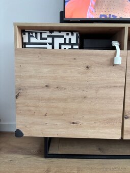 Dizajnova komoda - dub artisan - 3