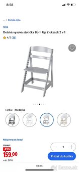 Detska jedalenska rastúca stolicka Roba - 3