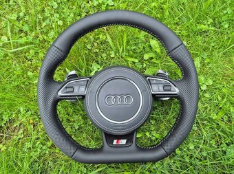 -AUDI VOLANT KOŽENÝ MULTIFUNKCNY ZKOSENY - 3