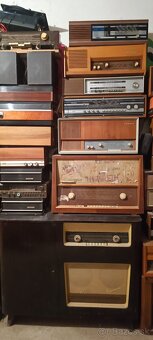 Staré rádio,gramofón, prehrávač - 3